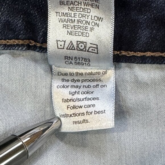 Maurices Womens Blue Bootcut Jeans Size 4 Long Stretch Denim Mid Rise 5 Pockets - Picture 12 of 13